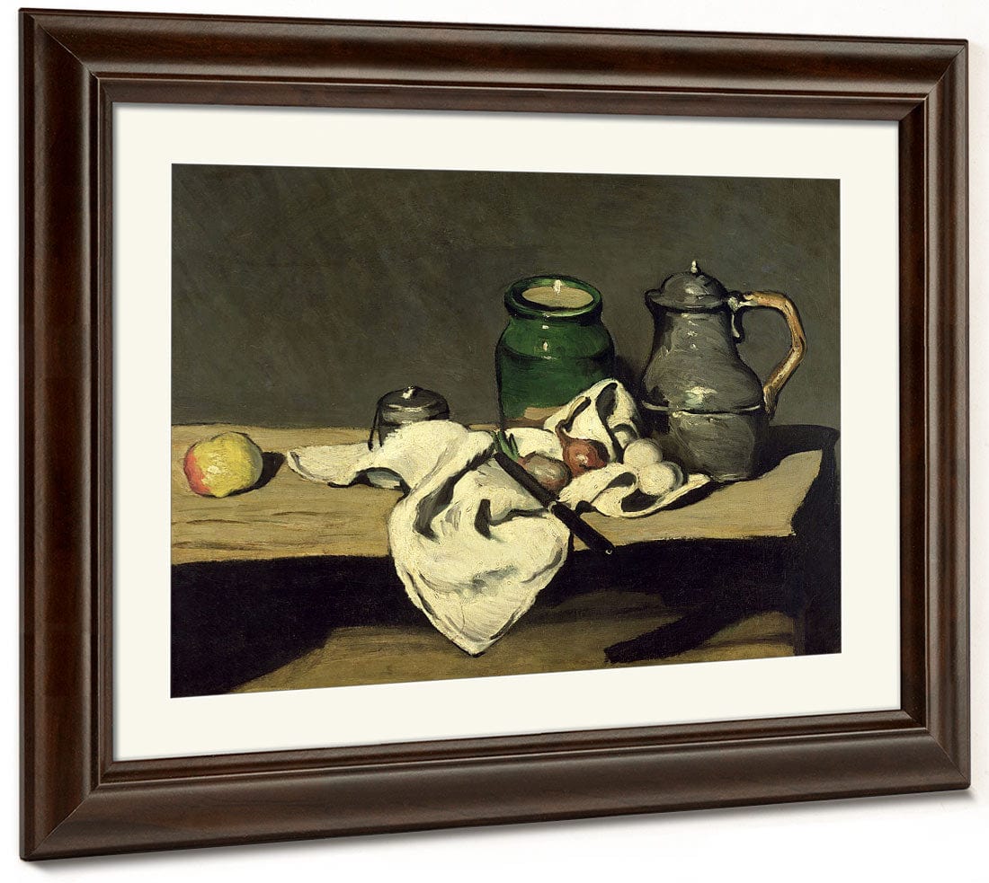 Still Life With A Kettle By Paul Cezanne Fine Art Print 2