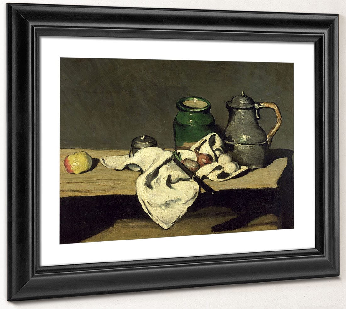 Still Life With A Kettle By Paul Cezanne Fine Art Print 2