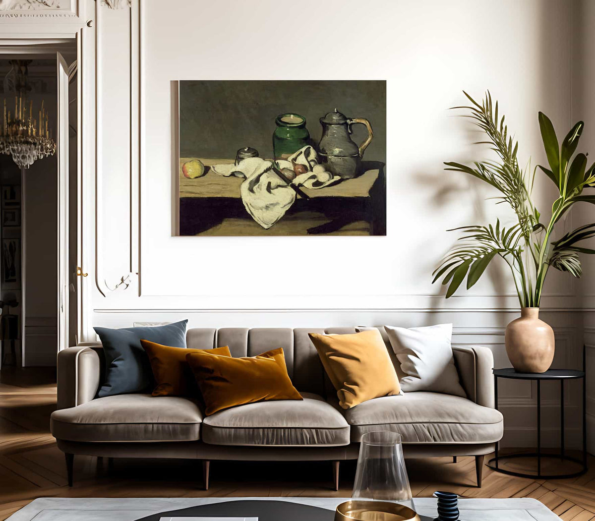 Still Life With A Kettle By Paul Cezanne Fine Art Print 2