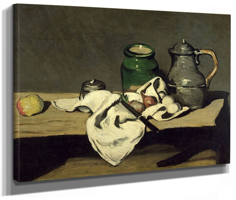 Still Life With A Kettle By Paul Cezanne Fine Art Print 2