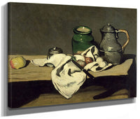 Still Life With A Kettle By Paul Cezanne Fine Art Print 2