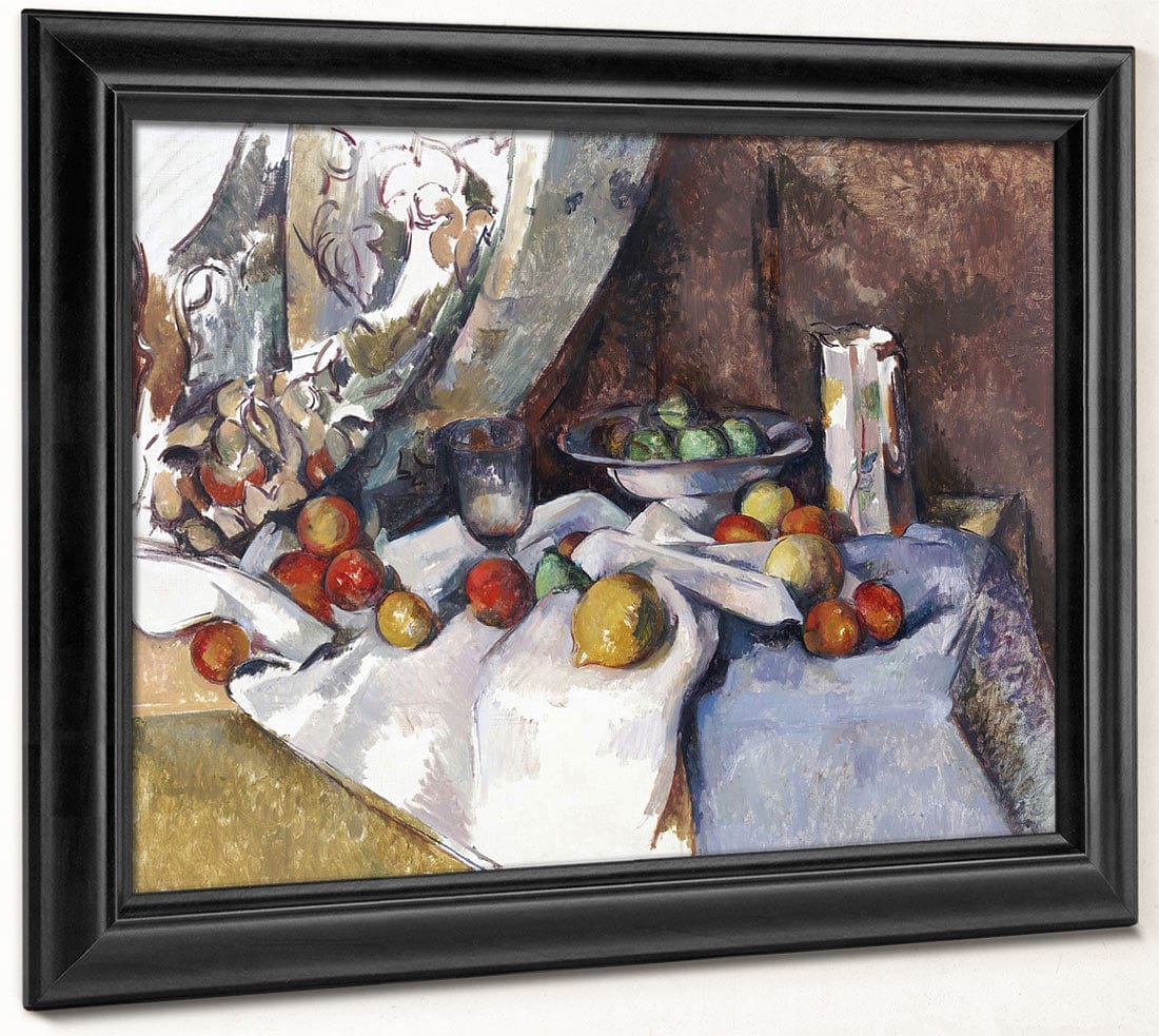 Still Life With Apples 1 By Paul Cezanne Fine Art Print 2