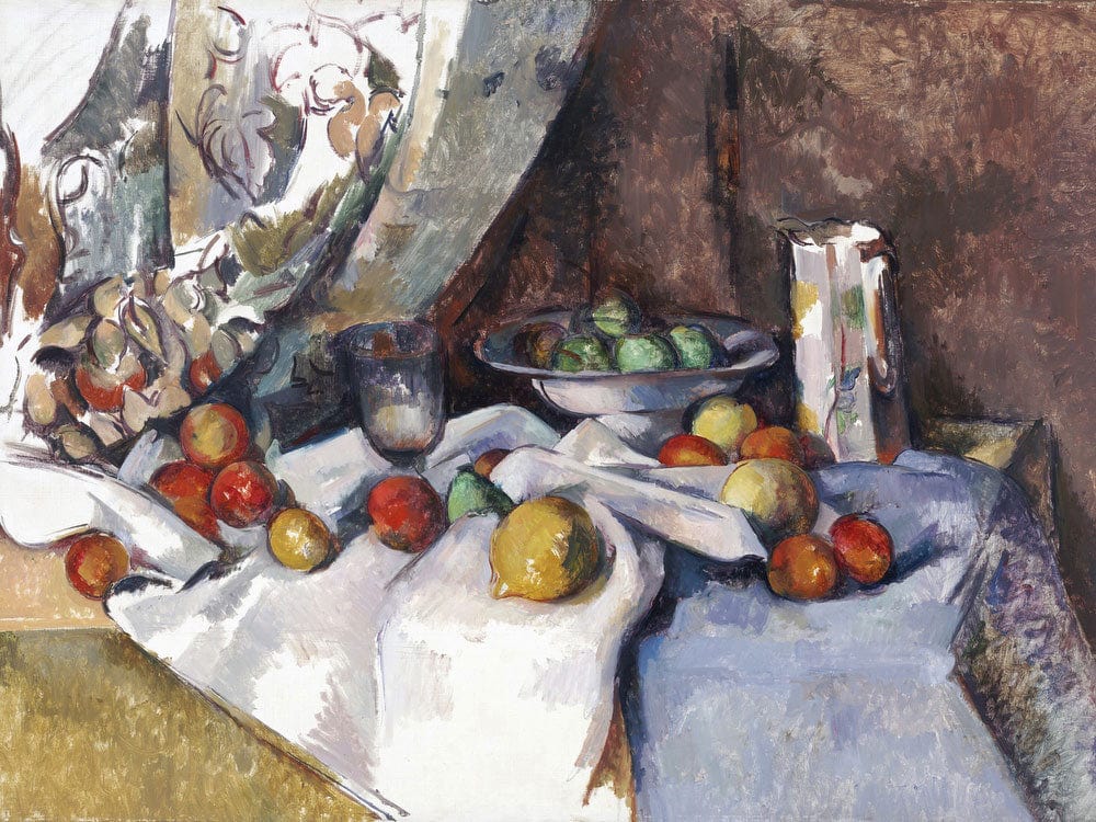 Still Life With Apples 1 By Paul Cezanne Fine Art Print 2