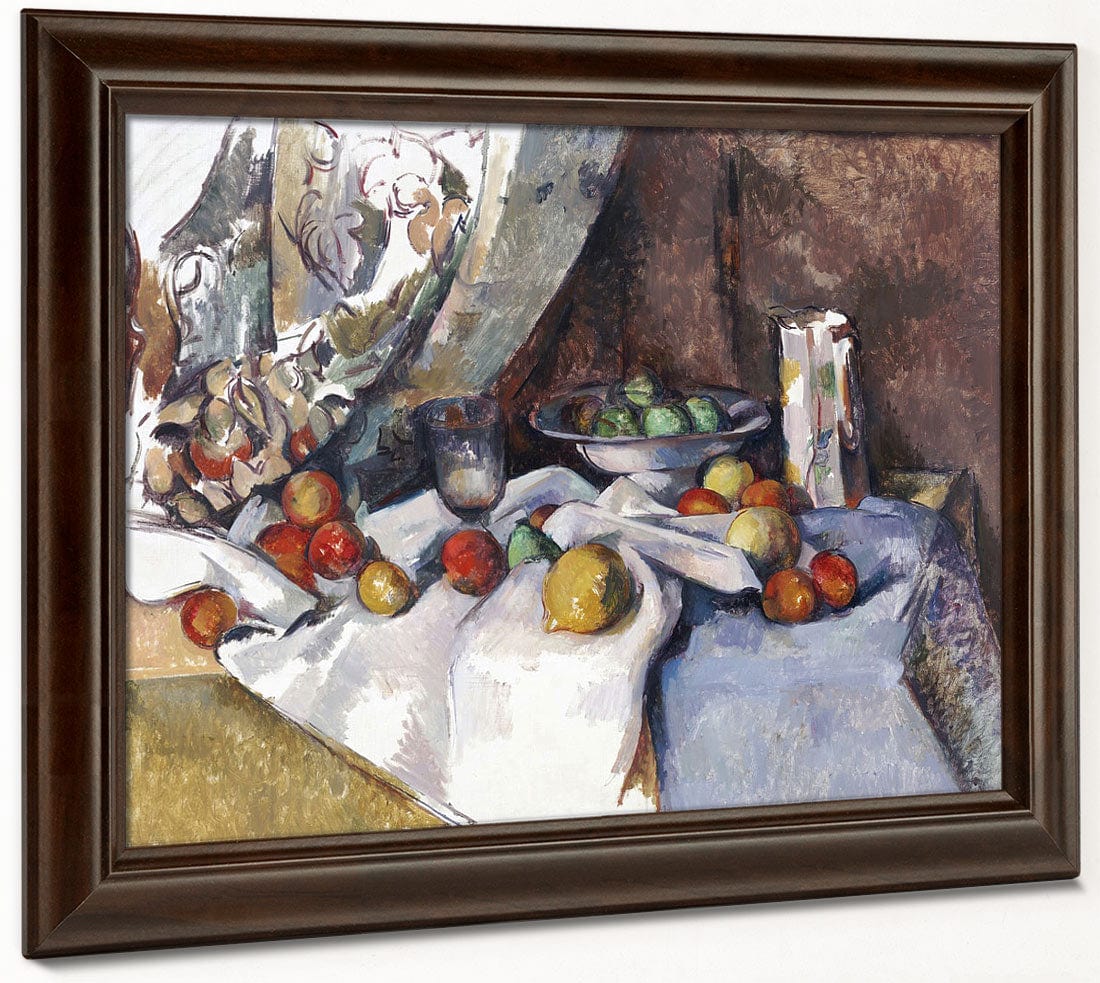 Still Life With Apples 1 By Paul Cezanne Fine Art Print 2