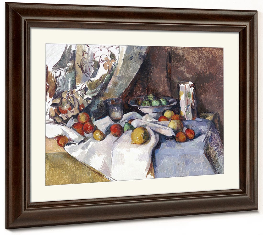 Still Life With Apples 1 By Paul Cezanne Fine Art Print 2