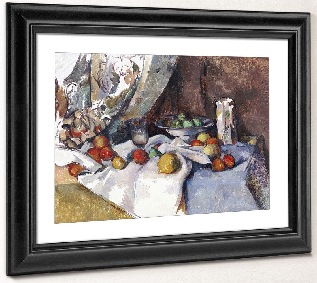 Still Life With Apples 1 By Paul Cezanne Fine Art Print 2