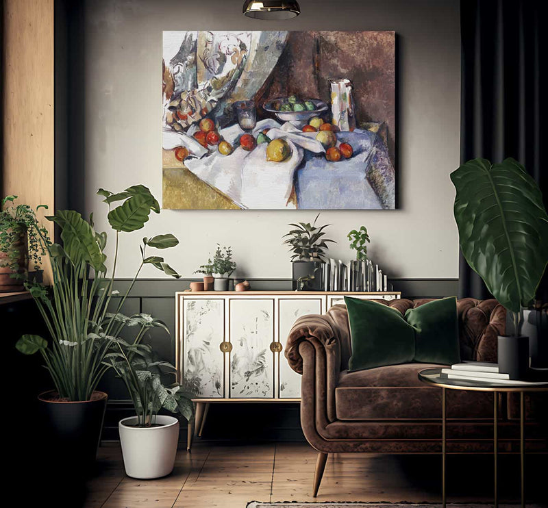 Still Life With Apples 1 By Paul Cezanne Fine Art Print 2