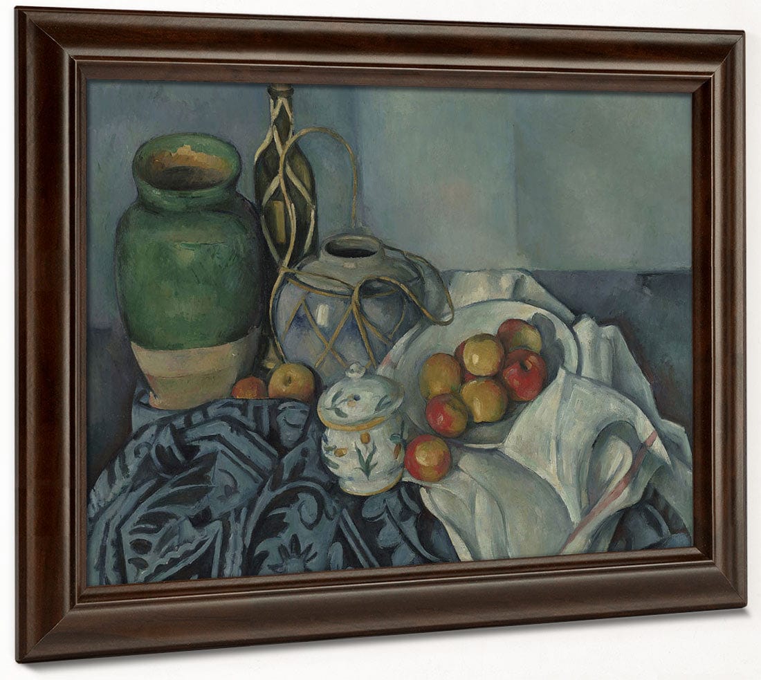 Still Life With Apples 2 By Paul Cezanne Fine Art Print 2