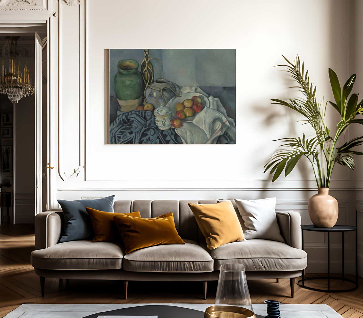 Still Life With Apples 2 By Paul Cezanne Fine Art Print 2