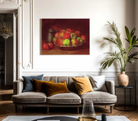 Still Life With Apples And A Pomegranate By Jean Desire Gustave Courbet Fine Art Print 2