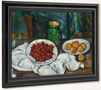 Still Life With Cherries And Peaches By Paul Cezanne Fine Art Print 2
