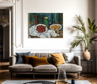 Still Life With Cherries And Peaches By Paul Cezanne Fine Art Print 2