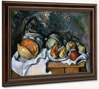 Still Life With Fruits And A Ginger Pot By Paul Cezanne Fine Art Print 2