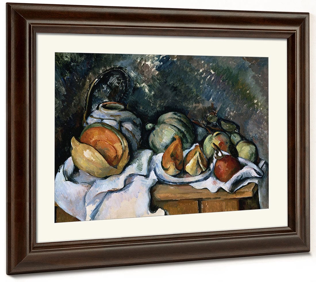 Still Life With Fruits And A Ginger Pot By Paul Cezanne Fine Art Print 2