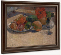 Still Life With Mangoes And A Hibiscus Flower By Paul Gauguin Fine Art Print 2