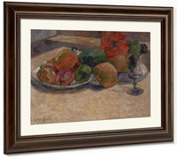 Still Life With Mangoes And A Hibiscus Flower By Paul Gauguin Fine Art Print 2