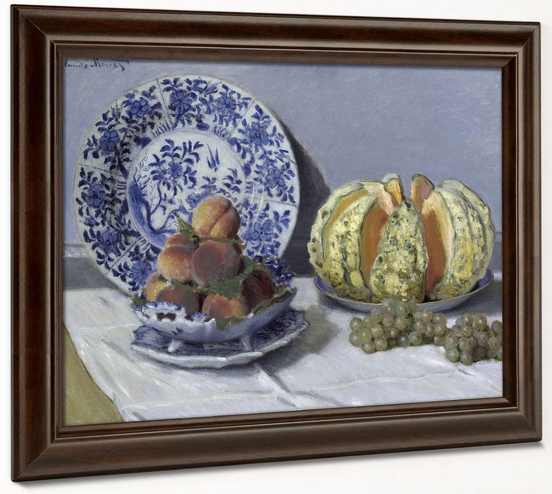 Still Life With Melon By Claude Monet Fine Art Print 2