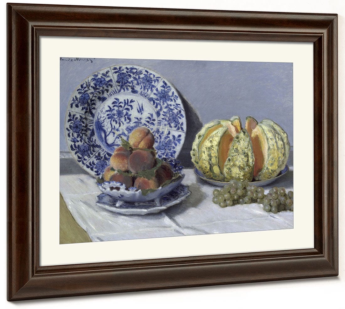 Still Life With Melon By Claude Monet Fine Art Print 2