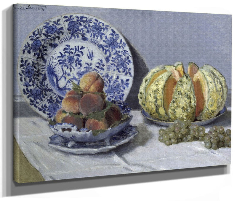 Still Life With Melon By Claude Monet Fine Art Print 2