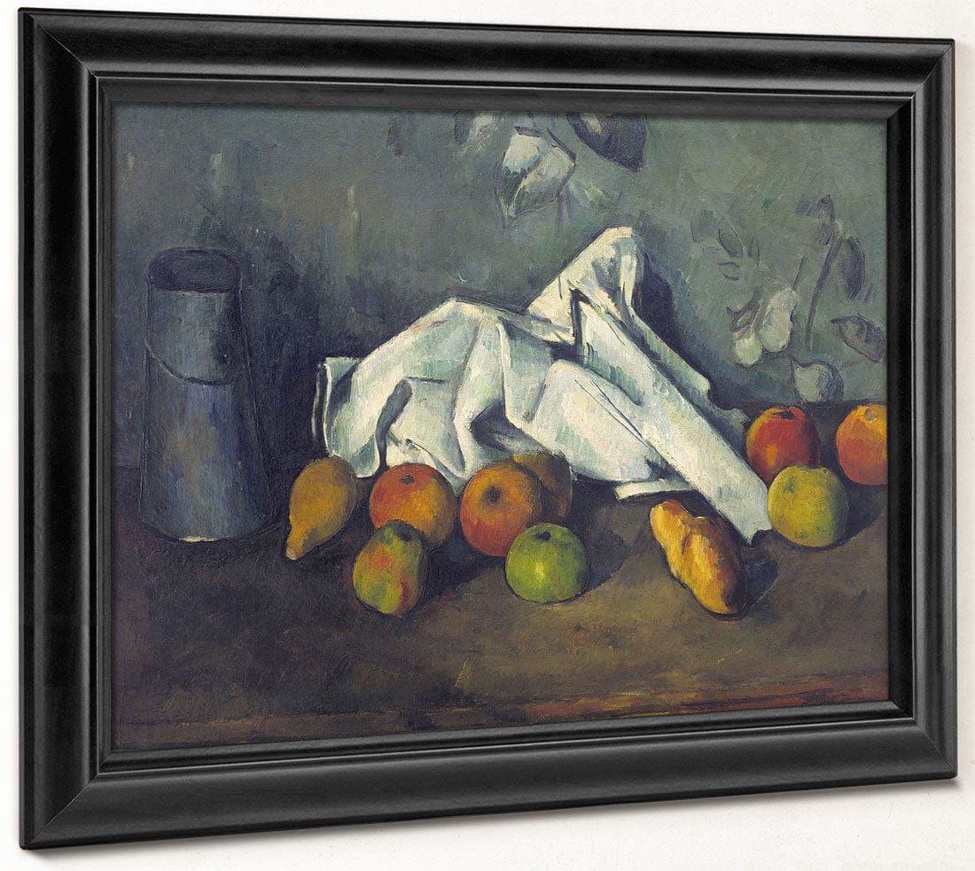 Still Life With Milk Can And Apples By Paul Cezanne Fine Art Print 2
