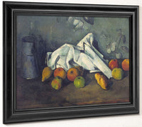 Still Life With Milk Can And Apples By Paul Cezanne Fine Art Print 2