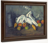 Still Life With Milk Can And Apples By Paul Cezanne Fine Art Print 2