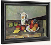 Still Life With Milk Jug And Fruit 1 By Paul Cezanne Fine Art Print 2