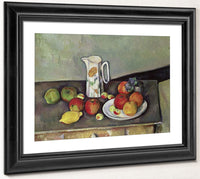 Still Life With Milk Jug And Fruit 1 By Paul Cezanne Fine Art Print 2