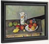 Still Life With Milk Jug And Fruit By Paul Cezanne Fine Art Print 2