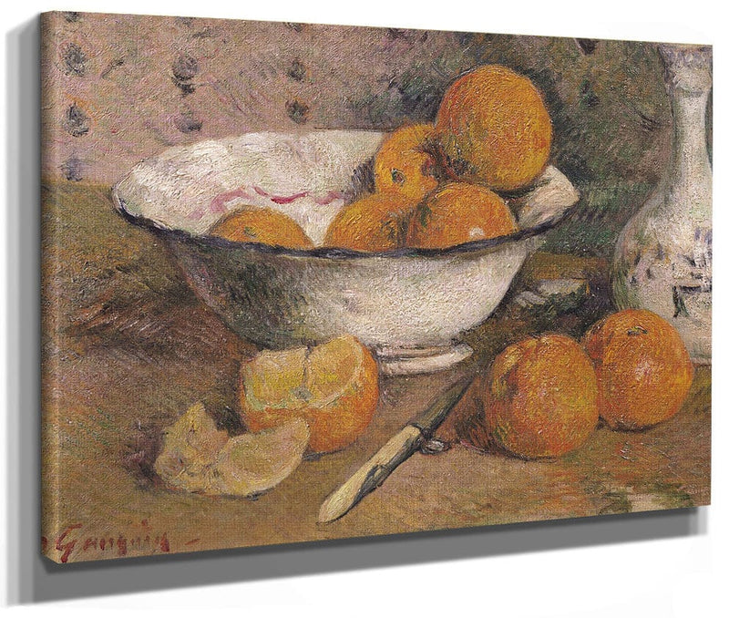 Still Life With Oranges By Paul Gauguin Fine Art Print 2