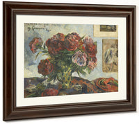 Still Life With Peonies By Paul Gauguin Fine Art Print 2
