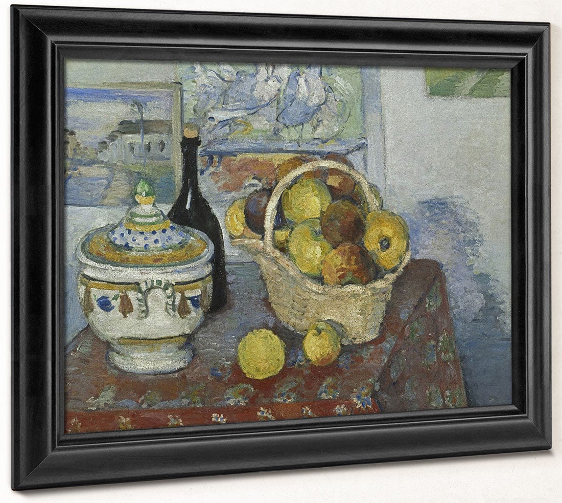 Still Life With Soup Tureen By Paul Cezanne Fine Art Print 2
