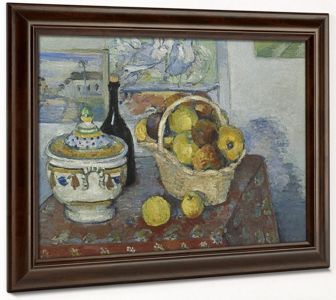 Still Life With Soup Tureen By Paul Cezanne Fine Art Print 2