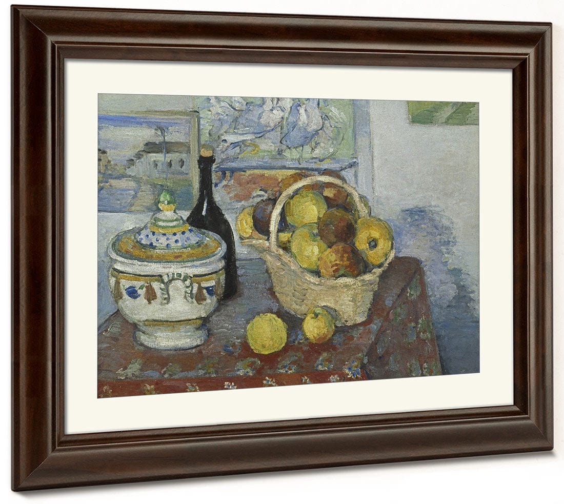 Still Life With Soup Tureen By Paul Cezanne Fine Art Print 2
