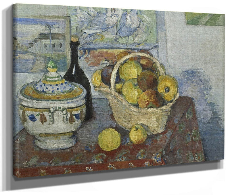 Still Life With Soup Tureen By Paul Cezanne Fine Art Print 2