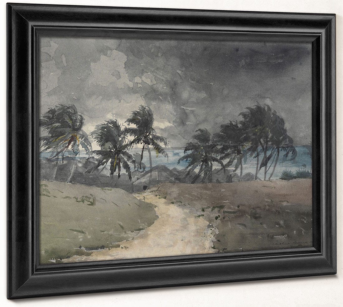 Storm, Bahamas By Winslow Homer Fine Art Print 2
