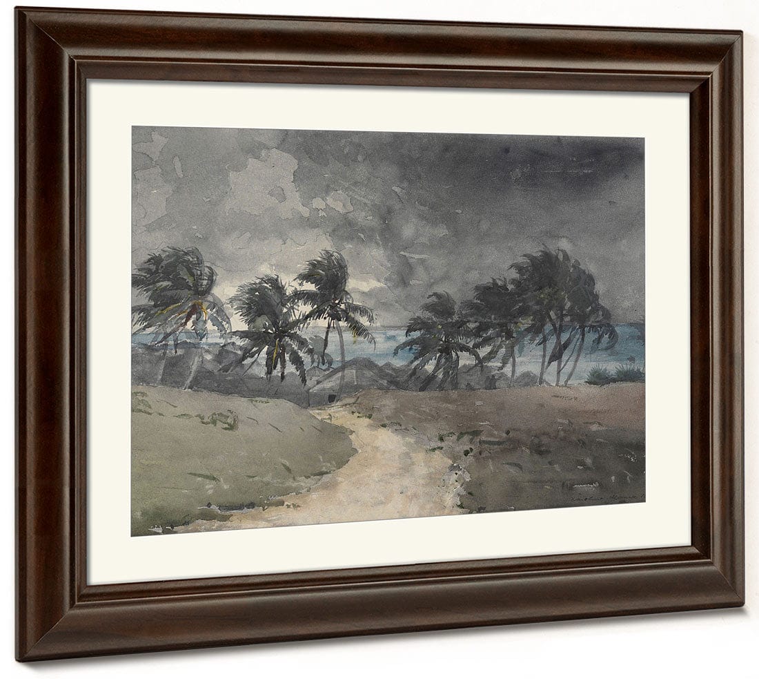 Storm, Bahamas By Winslow Homer Fine Art Print 2