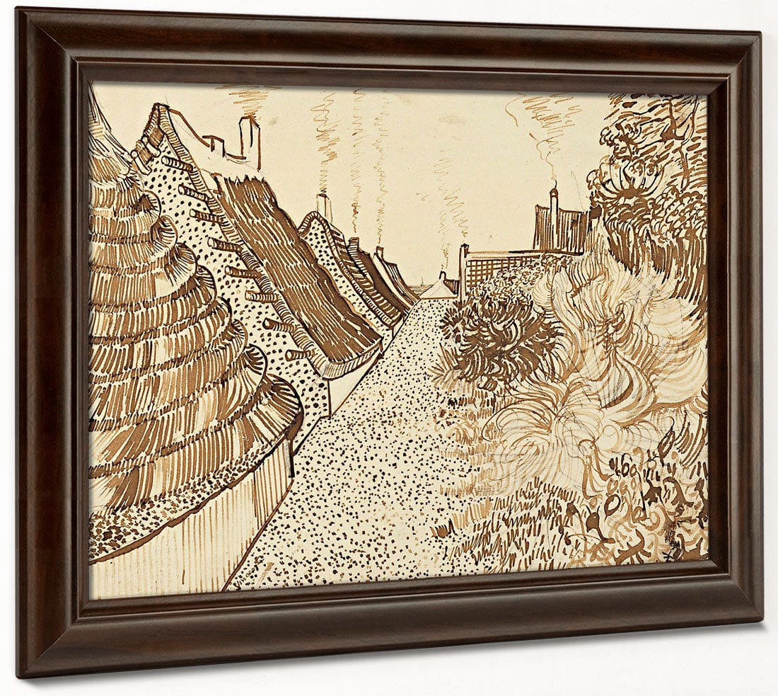 Street At Saintes Maries By Vincent Van Gogh Fine Art Print 2