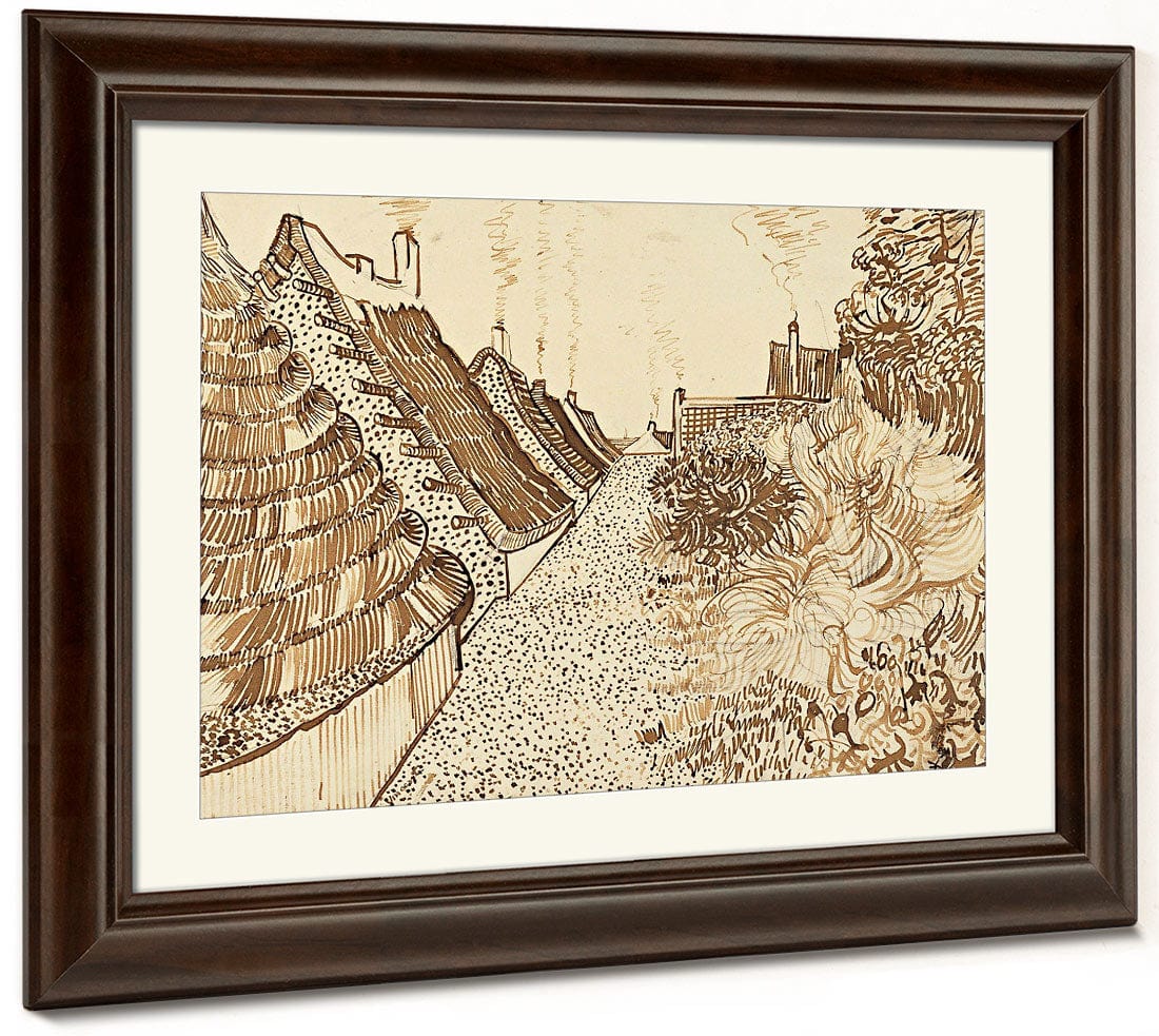 Street At Saintes Maries By Vincent Van Gogh Fine Art Print 2