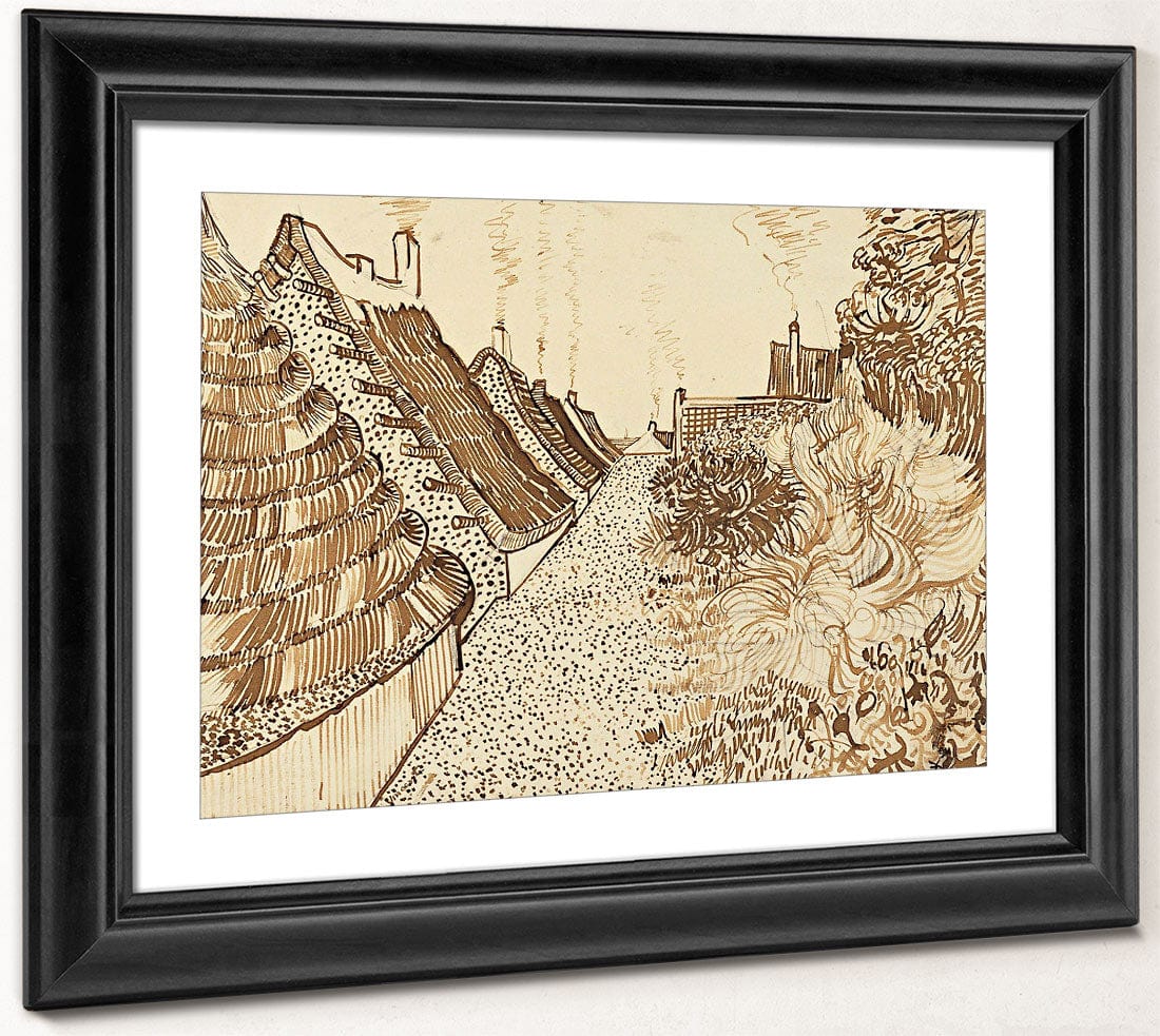 Street At Saintes Maries By Vincent Van Gogh Fine Art Print 2