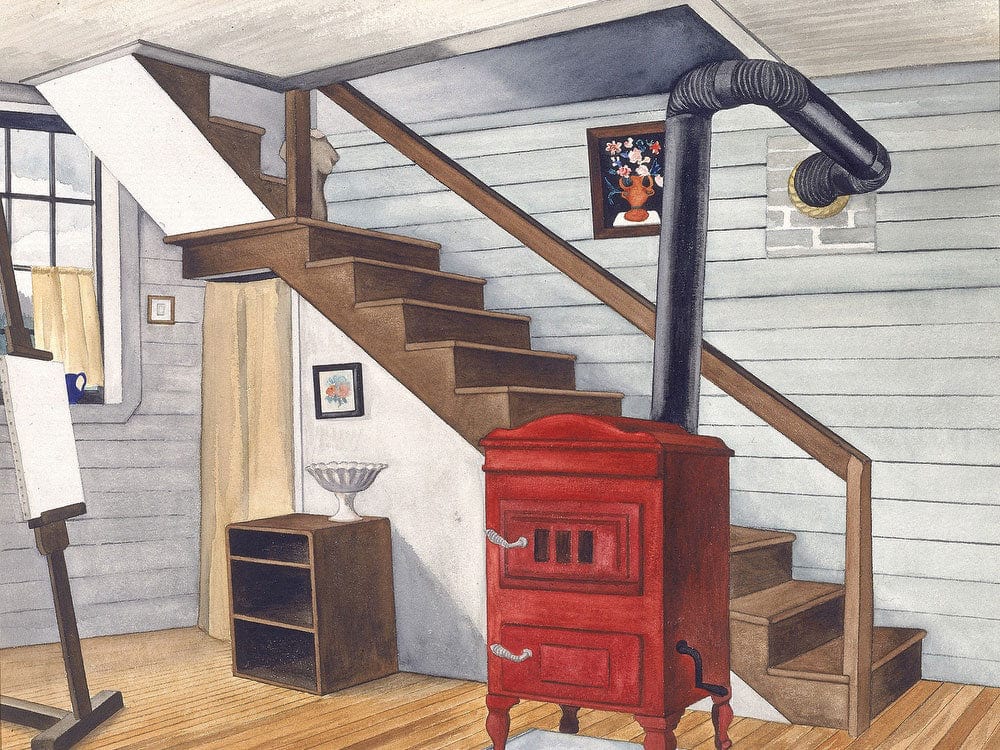 Studio Interior By George Ault Fine Art Print 2