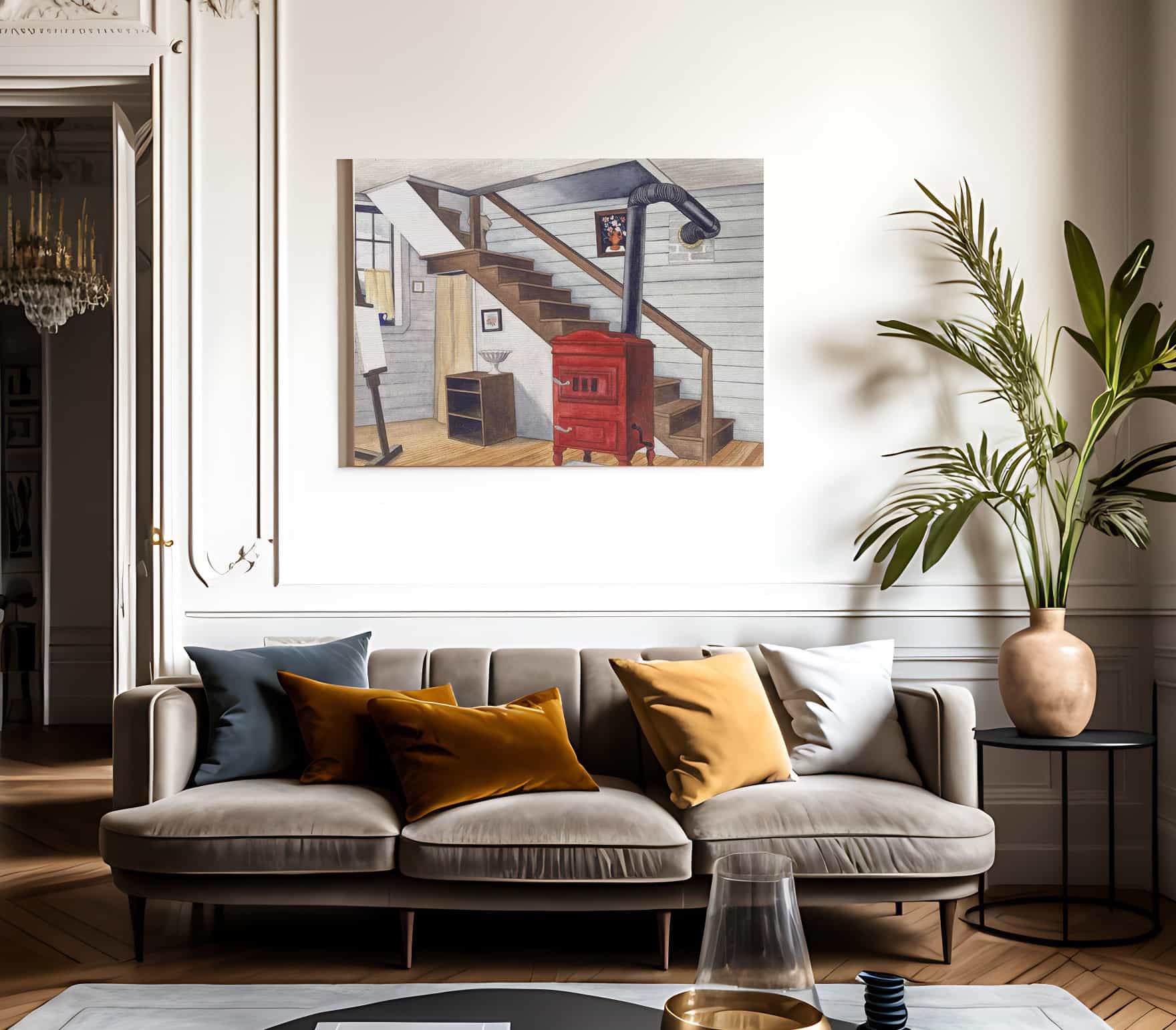 Studio Interior By George Ault Fine Art Print 2