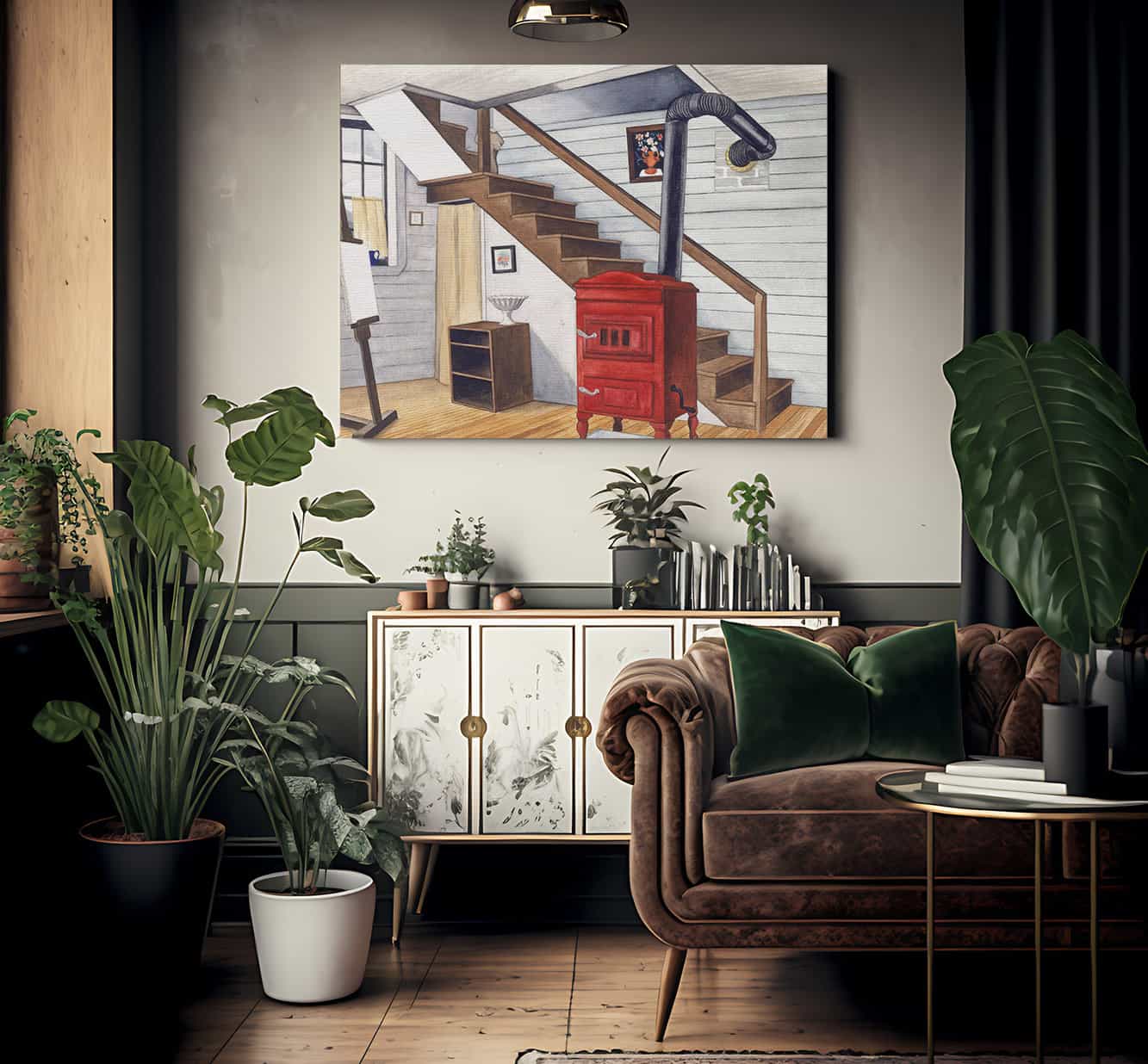 Studio Interior By George Ault Fine Art Print 2
