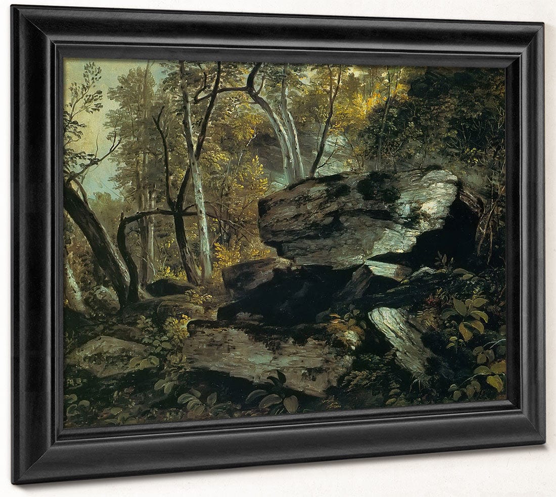 Study By From By Nature By Rocks By And By Trees By Asher By Brown By Durand Fine Art Print 2