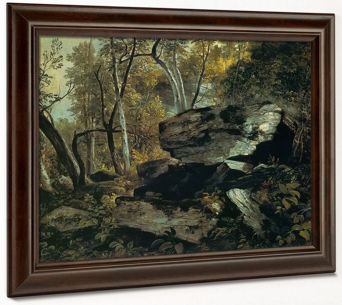 Study By From By Nature By Rocks By And By Trees By Asher By Brown By Durand Fine Art Print 2