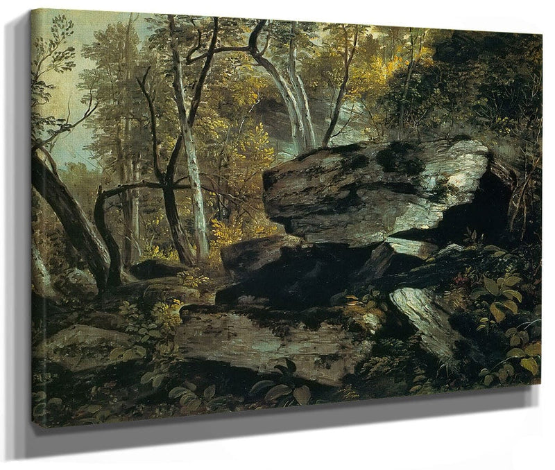 Study By From By Nature By Rocks By And By Trees By Asher By Brown By Durand Fine Art Print 2