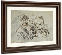 Study For The Death Of Sardanapalus 1 By Ferdinand Victor Eugene Delacroix Fine Art Print 2