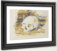 Study Of A Skull By Paul Cezanne Fine Art Print 2