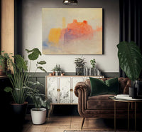 Study Of Buildings Above A Lake Or River C By Jwm Turner Fine Art Print 2