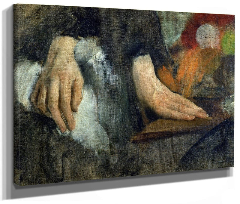 Study Of Hands By Edgar Degas Fine Art Print 2